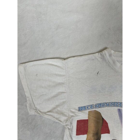 Original Vintage 1984 Bruce Springsteen Born In The USA Tour '84-'85 T-Shirt XS - Picture 8 of 16